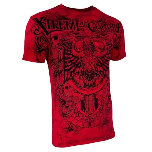 Xtreme Couture by Affliction Men's T-Shirt Patron Biker Y2K S-5XL - Picture 5 of 8